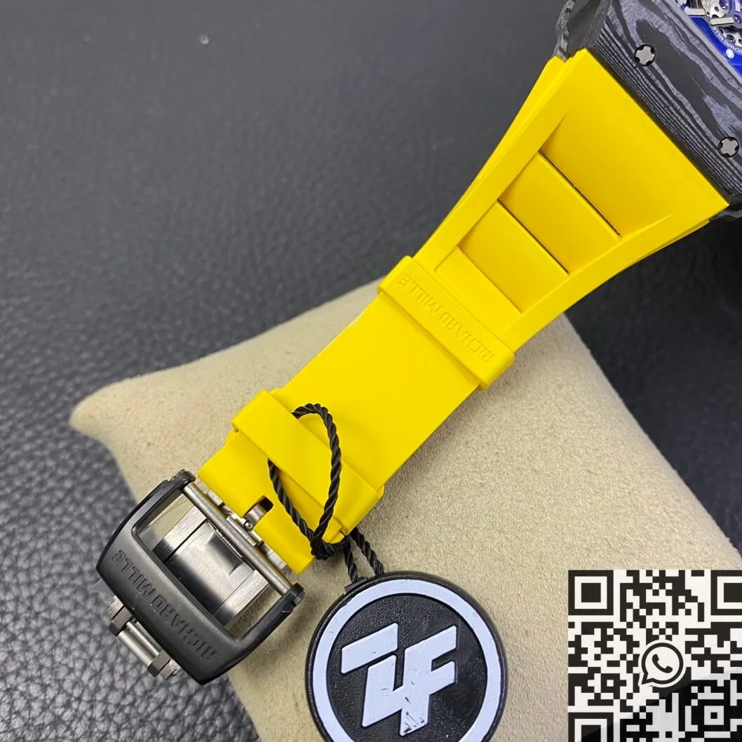 Richard Mille RM35-02 V3 Yellow Rubber Strap Watch ZF Factory ZeroBulk 2293