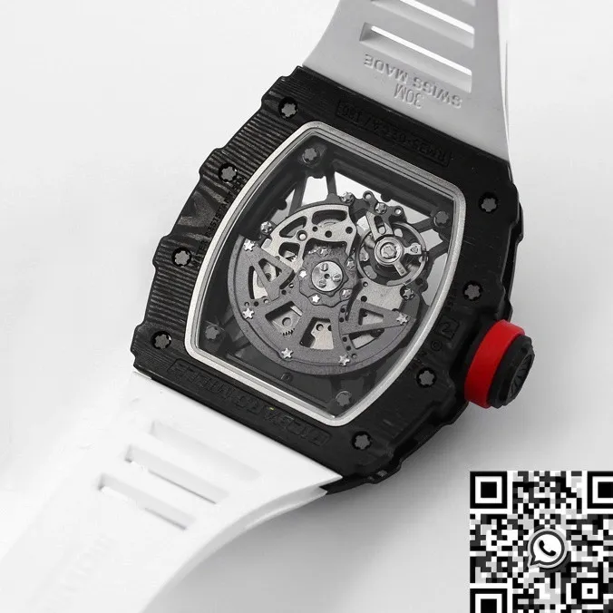 Comfortable Richard Mille RM35-02 White Strap Watch BBR Factory 2596
