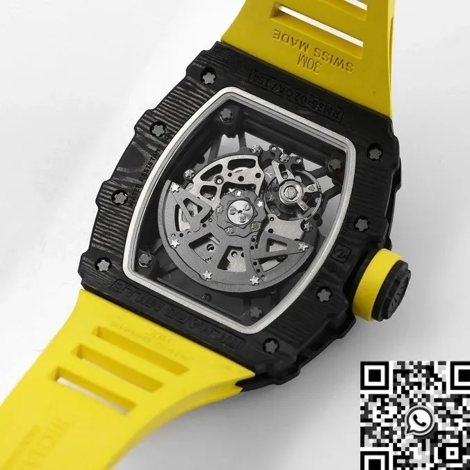 Reliable Richard Mille RM35-02 Yellow Strap Watch BBR Factory 2586