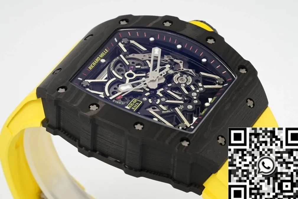 Richard Mille RM35-02 Yellow Strap Watch ZF Factory Youthful 2294