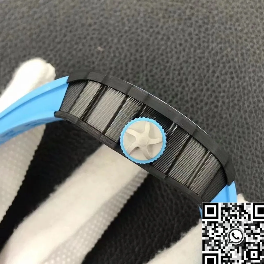 Richard Mille RM53-01 Tourbillon Blue Rubber Strap Watch YS Factory WellDesigned 2875