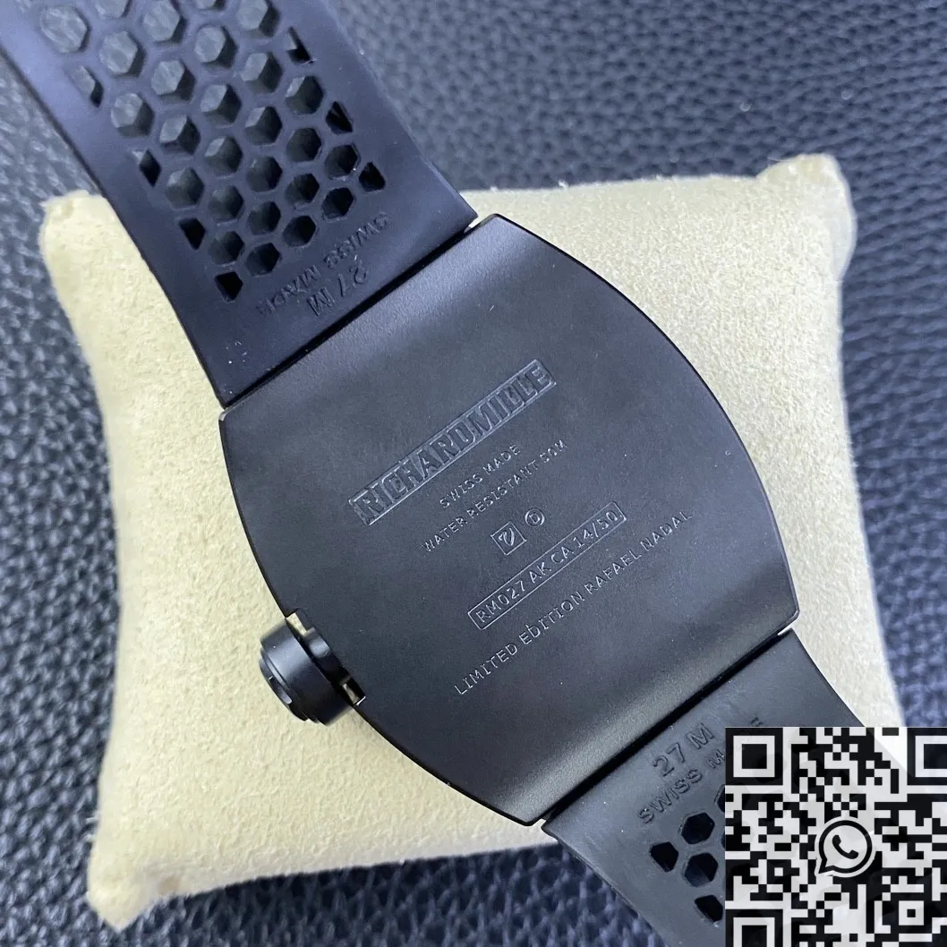 Richard Miller RM027 Black Titanium Tourbillon Watch YS Factory Packable 2877