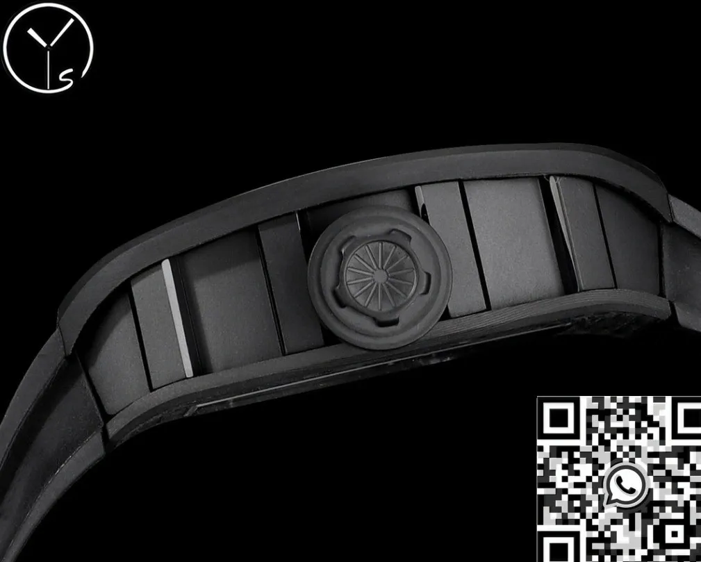 Richard Miller RM052 Black Carbon Fiber Case Watch YS Factory BestValue 2876