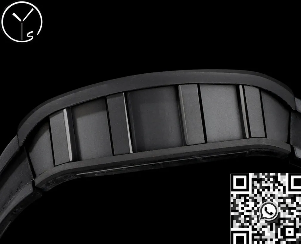 Richard Miller RM052 Black Carbon Fiber Case Watch YS Factory BestValue 2876