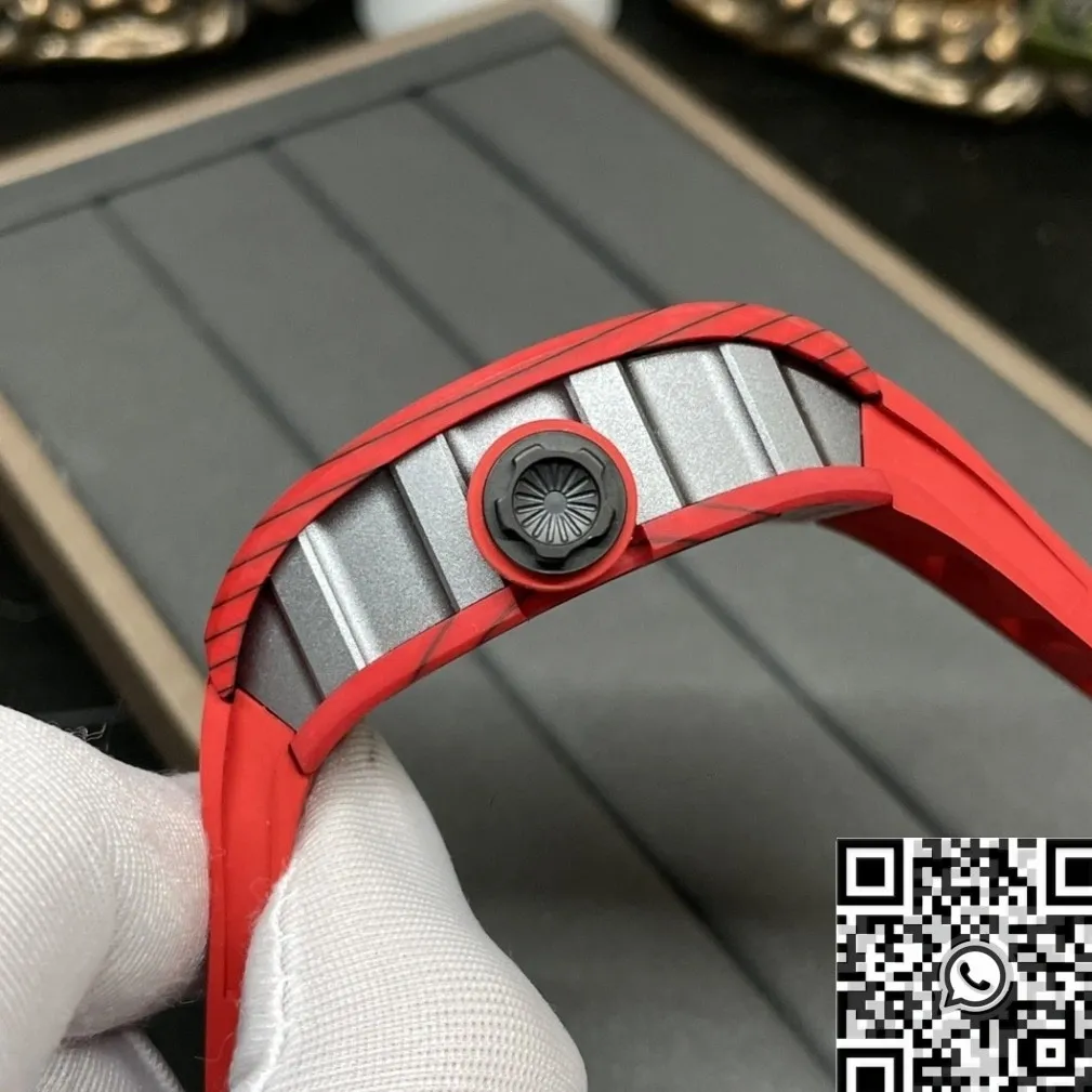 Supportive Richard Miller RM052 Red Carbon Fiber Case Watch YS Factory 2880