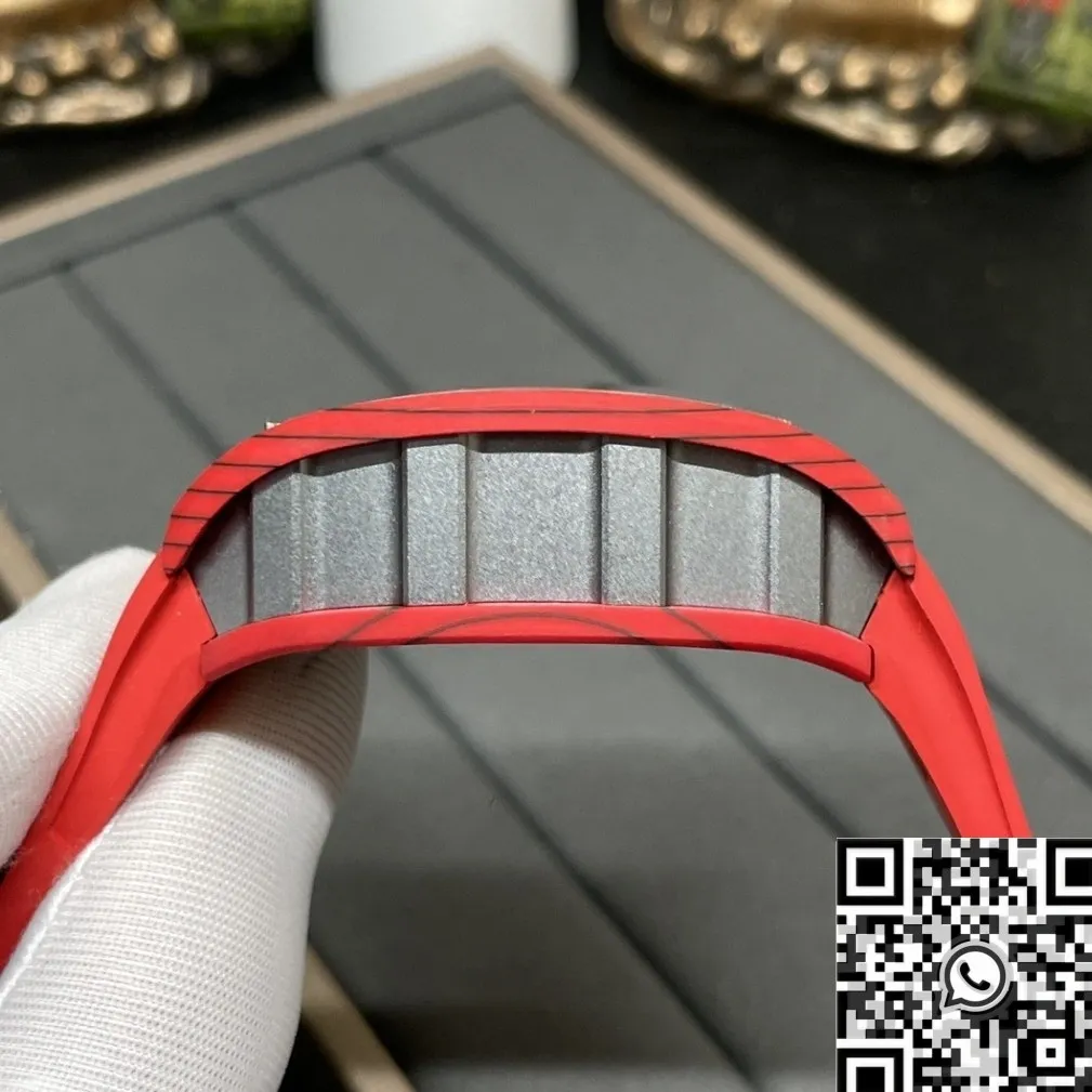 Supportive Richard Miller RM052 Red Carbon Fiber Case Watch YS Factory 2880