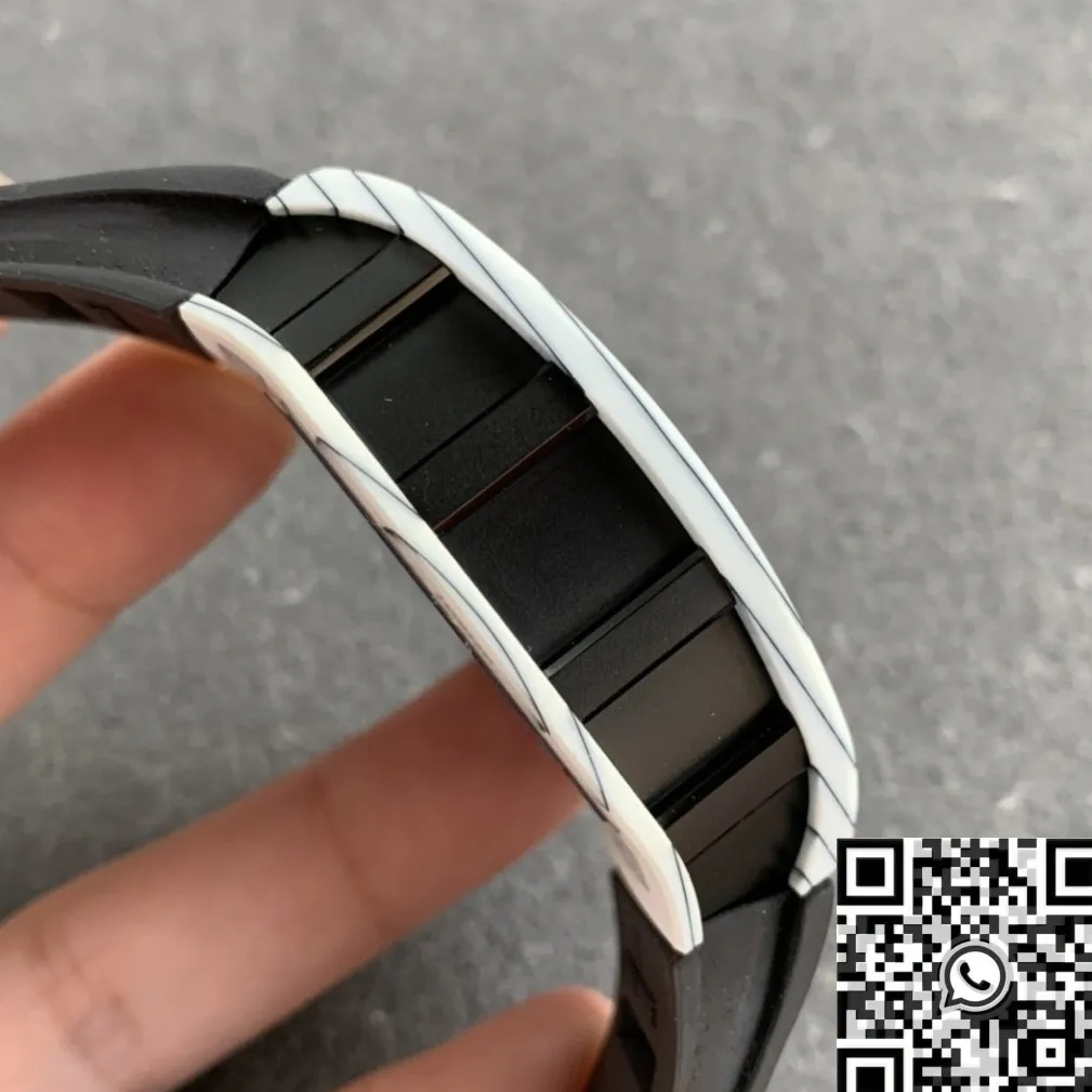 Chic Richard Miller RM052 White Carbon Fiber Case Watch YS Factory 2878