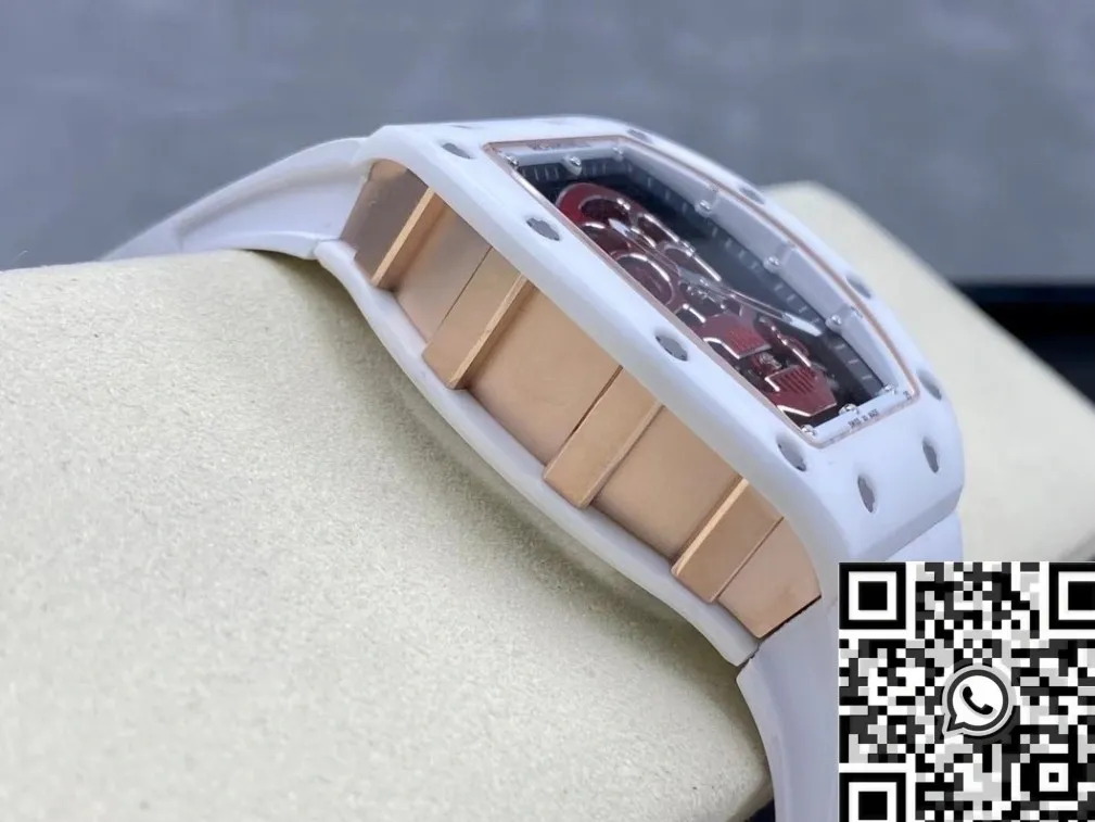 Tailored Richard Miller RM52-01 Tourbillon White Ceramic Case Watch YS Factory 2883