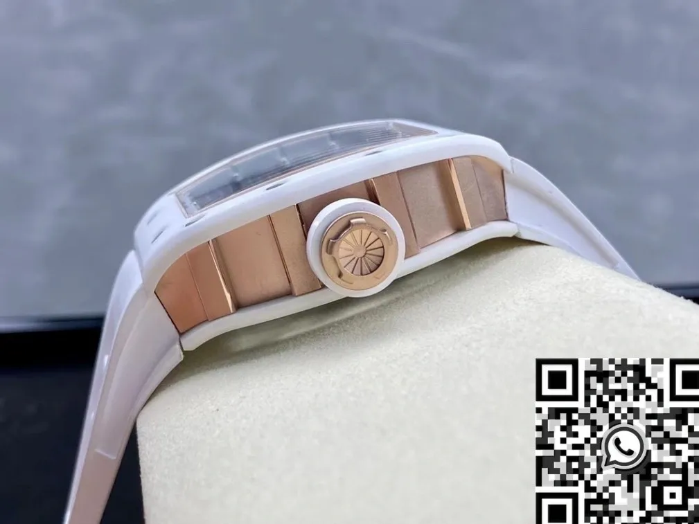 Tailored Richard Miller RM52-01 Tourbillon White Ceramic Case Watch YS Factory 2883