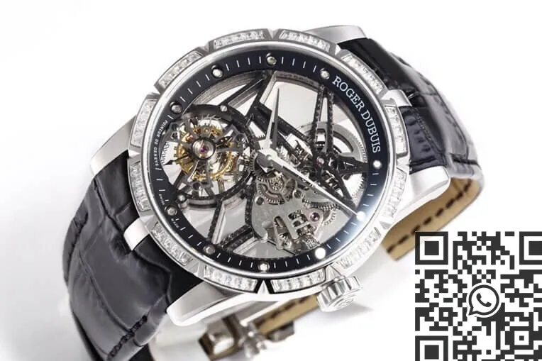 Roger Dubuis Excalibur RDDBEX0393 Diamond Case Watch BBR Factory Neat 2599