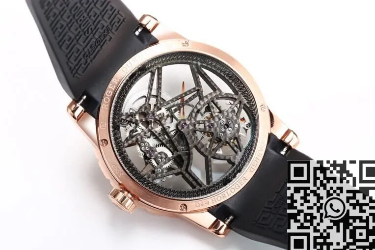 WaterResistant Roger Dubuis Excalibur RDDBEX0393 Green Camouflage Strap Watch BBR Factory 2598