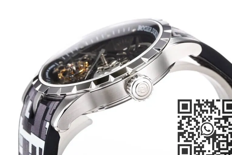 Roger Dubuis Excalibur RDDBEX0393 Grey Camouflage Strap Watch BBR Factory EasyCare 2597