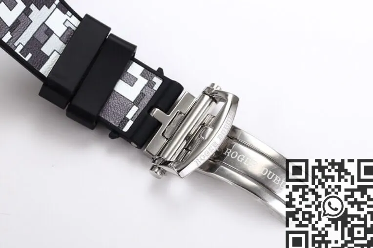 Roger Dubuis Excalibur RDDBEX0393 Grey Camouflage Strap Watch BBR Factory EasyCare 2597