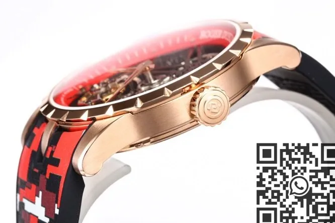 Roger Dubuis Excalibur RDDBEX0393 Red Camouflage Strap Watch BBR Factory Supportive 2603