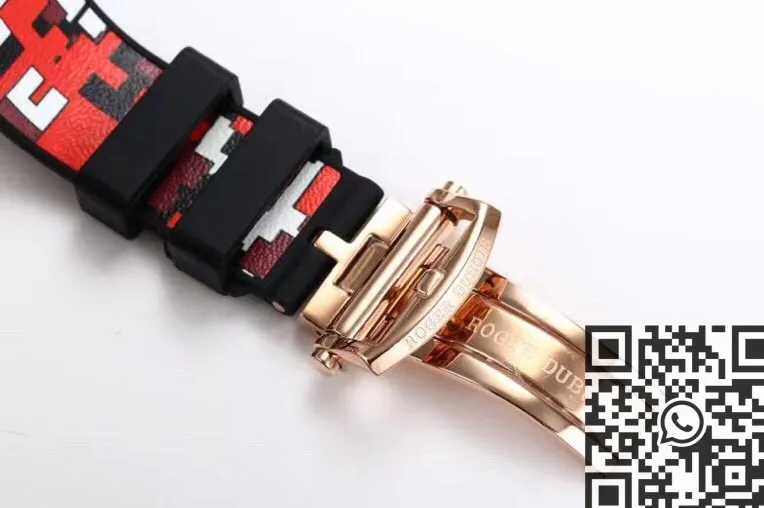 Roger Dubuis Excalibur RDDBEX0393 Red Camouflage Strap Watch BBR Factory Supportive 2603