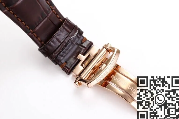 Modern Roger Dubuis Excalibur RDDBEX0393 Rose Gold Case Watch BBR Factory 2605