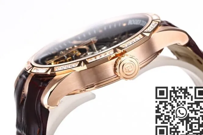 Efficient Roger Dubuis Excalibur RDDBEX0393 Rose Gold Diamond Case Watch BBR Factory 2604
