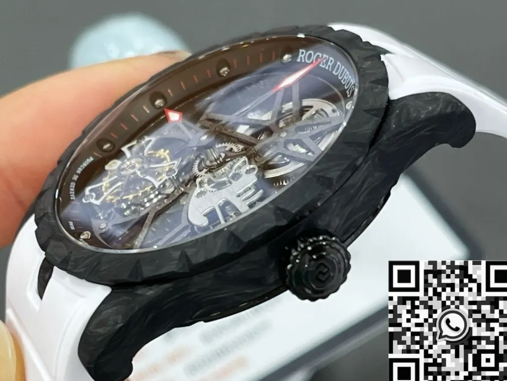 Chic Roger Dubuis Excalibur Spider DBEX0577 Carbon Fiber Watch Case BBR Factory 2602