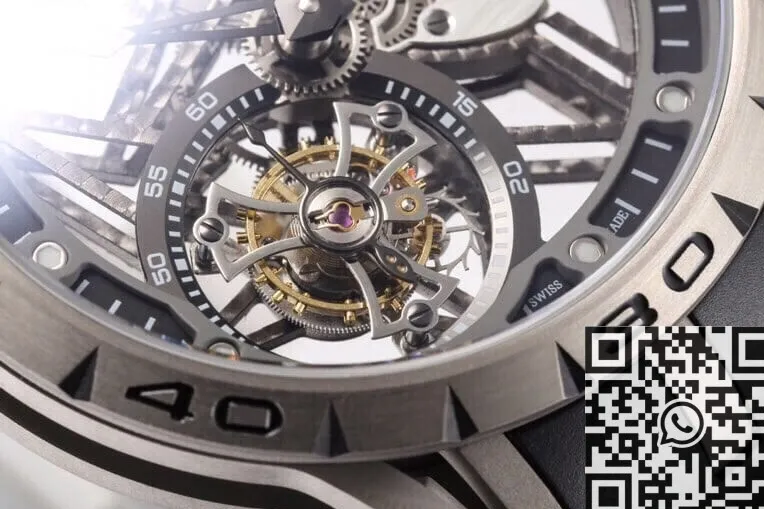 Roger Dubuis Excalibur Spider RDDBEX0479 Tourbillon Black Dial Watch BBR Factory EasyMatch 2600