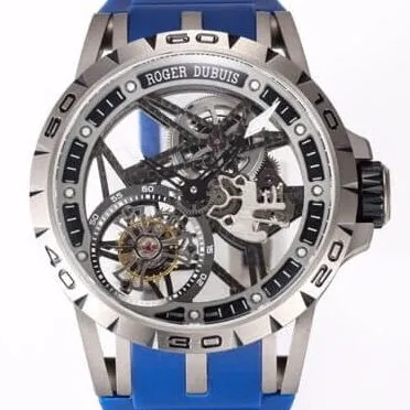 StreetReady Roger Dubuis Excalibur Spider RDDBEX0479 Tourbillon Blue Rubber Strap BBR Factory 2601