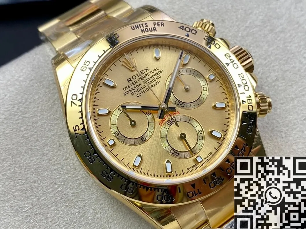 Rolex BT Factory Cosmograph Daytona M116508-0003 Gold Watches Flexible 1901