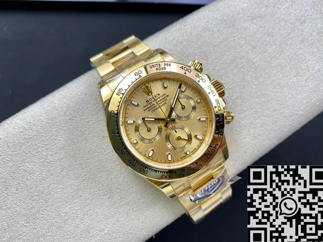 Rolex BT Factory Cosmograph Daytona M116508-0003 Gold Watches Flexible 1901