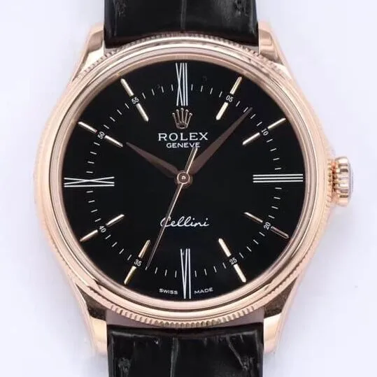 Rolex Cellini M50505-0009 Black Dial Watch EW Factory Effortless 2741