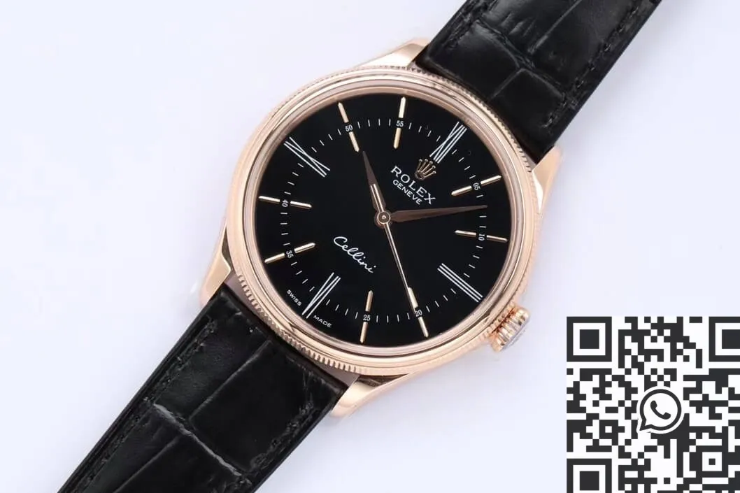 Rolex Cellini M50505-0009 Black Dial Watch EW Factory Effortless 2741