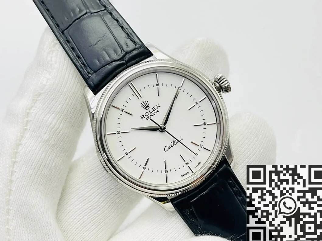 Upgraded Rolex Cellini M50509-0016 White Dial Watch EW Factory 2744