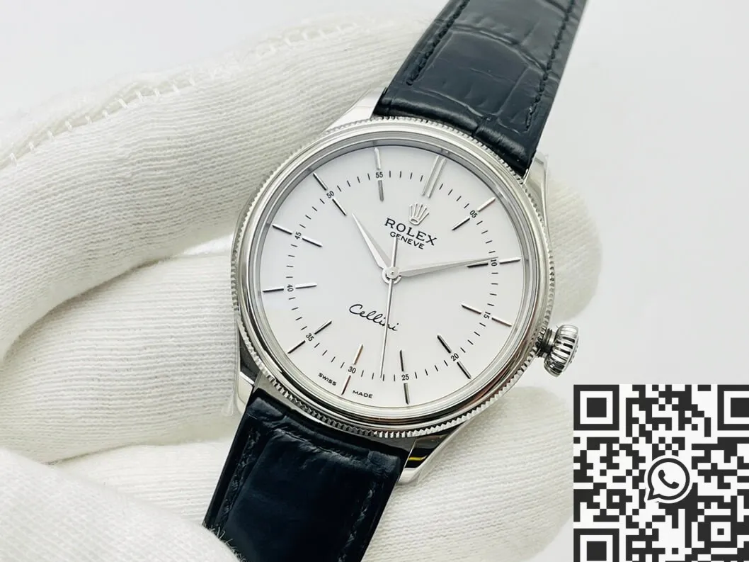 Upgraded Rolex Cellini M50509-0016 White Dial Watch EW Factory 2744