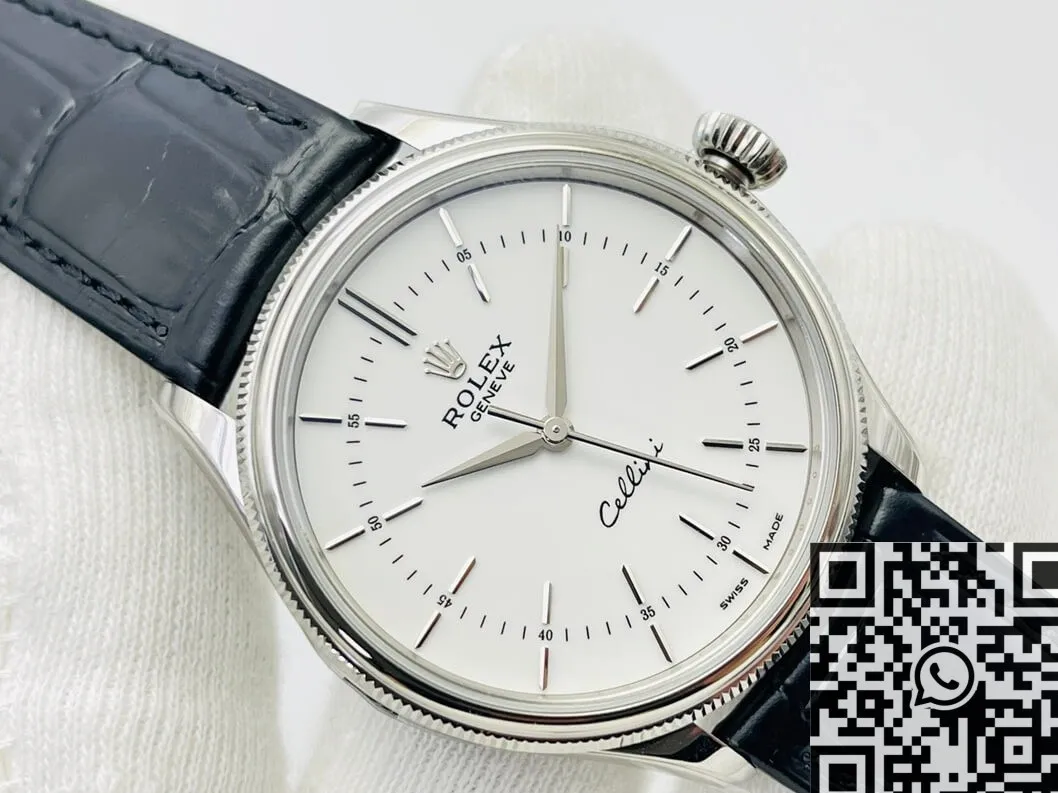 Upgraded Rolex Cellini M50509-0016 White Dial Watch EW Factory 2744
