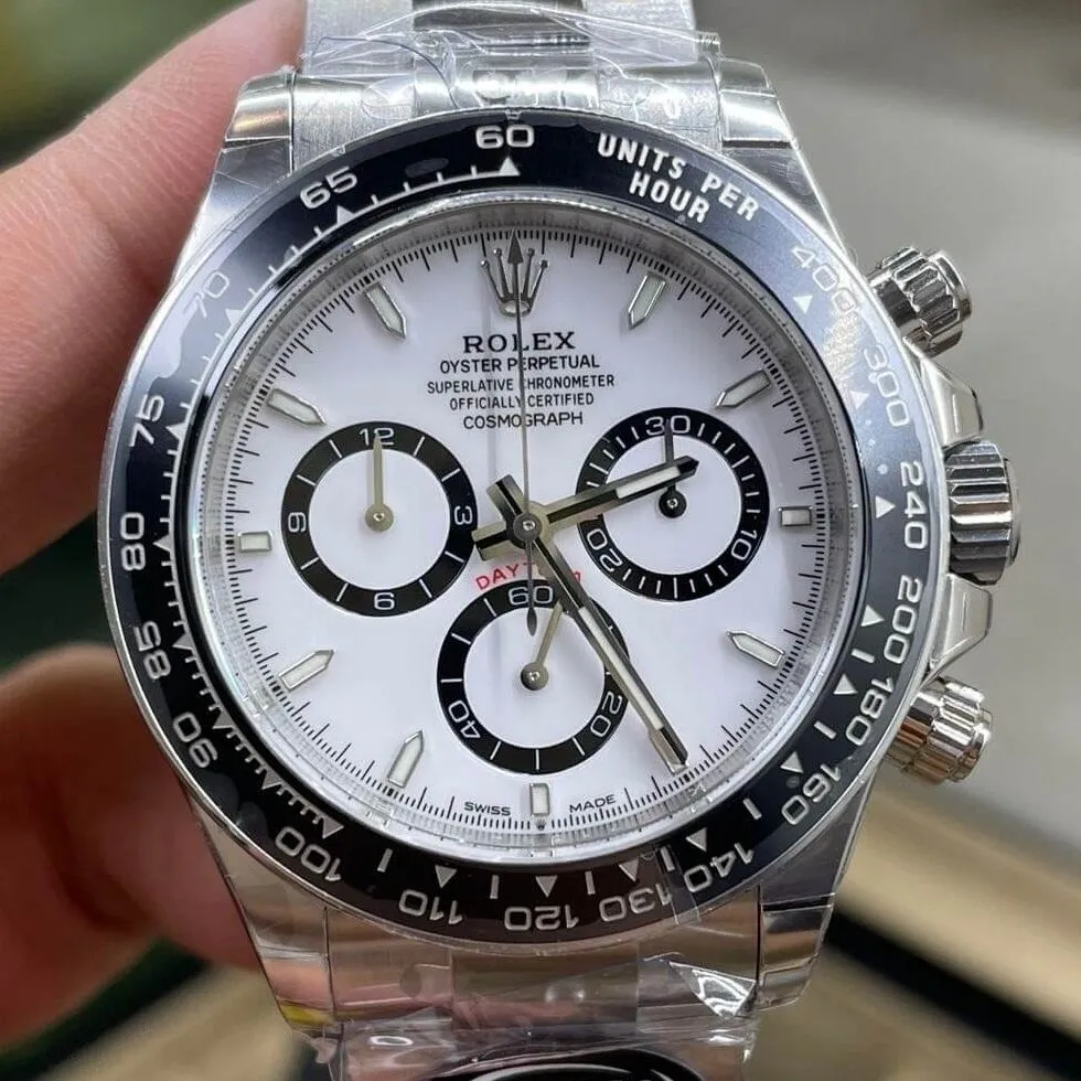 Original Rolex Cosmograph Daytona M116500LN-0001 White Panda Dial BT Factory 1905