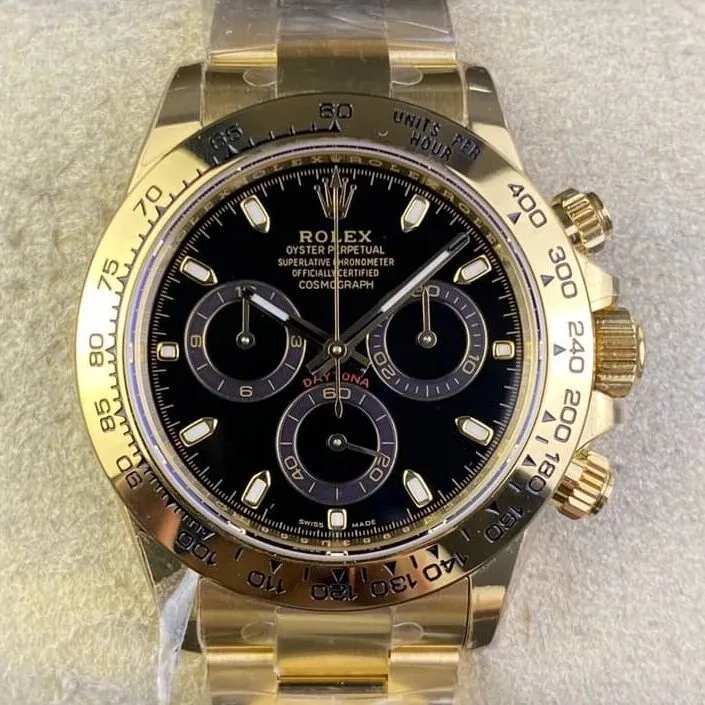Rolex Cosmograph Daytona M116508-0004 Gold Watch BT Factory Casual 1912