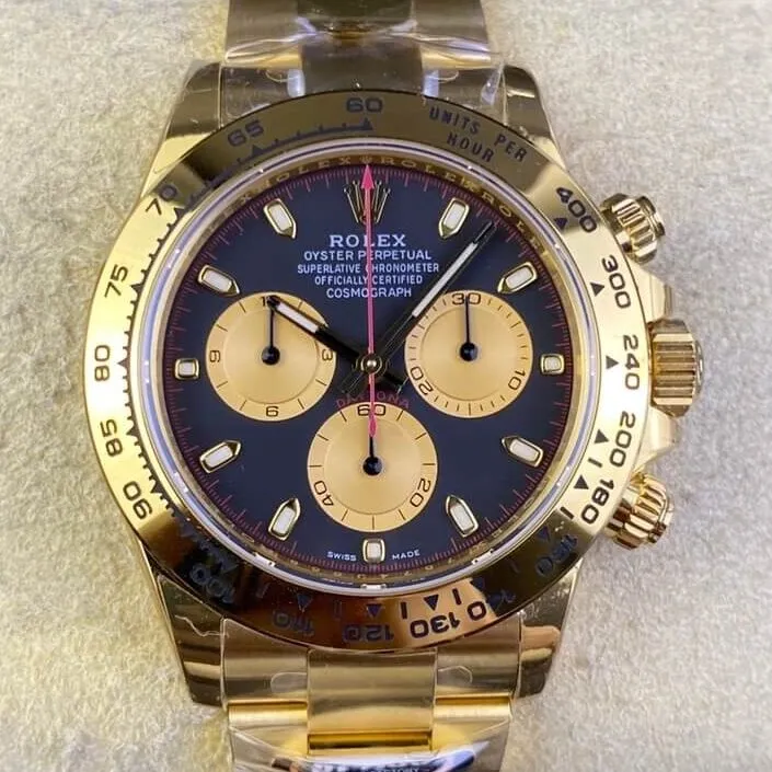 Modern Rolex Cosmograph Daytona M116508-0009 Champagne Panda Plate BT Factory 1908