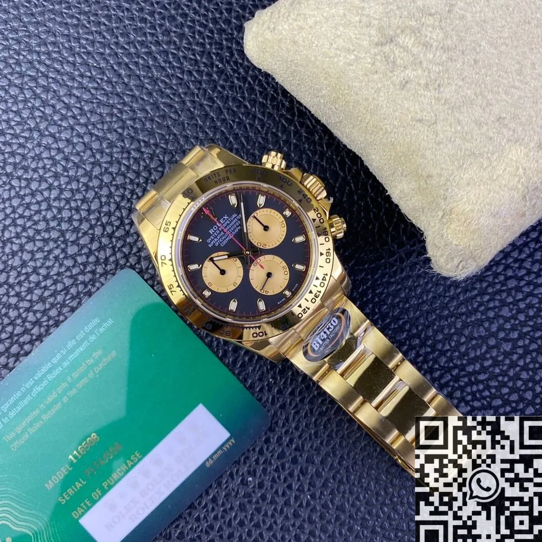 Modern Rolex Cosmograph Daytona M116508-0009 Champagne Panda Plate BT Factory 1908