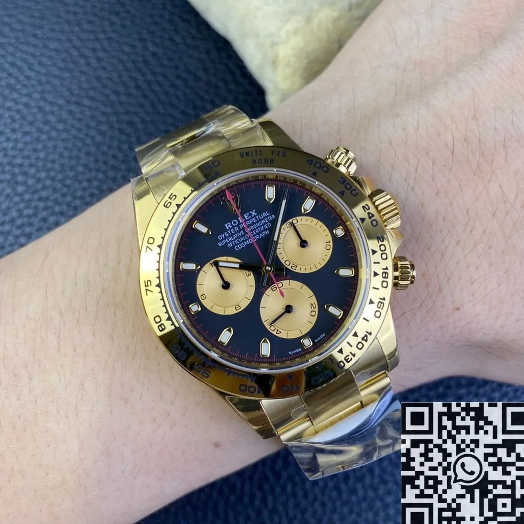 Modern Rolex Cosmograph Daytona M116508-0009 Champagne Panda Plate BT Factory 1908