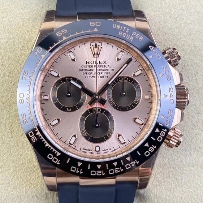 Rolex Cosmograph Daytona M116515LN-0059 Rose Gold Dial BT Factory Versatile 1914