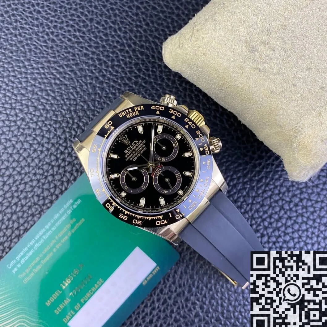 SoftTouch Rolex Cosmograph Daytona M116518LN-0043 Black Dial BT Factory 1915