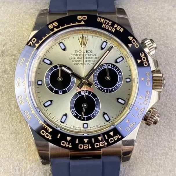 Stylish Rolex Cosmograph Daytona M116518LN-0048 Champagne Panda Dial BT Factory 1920