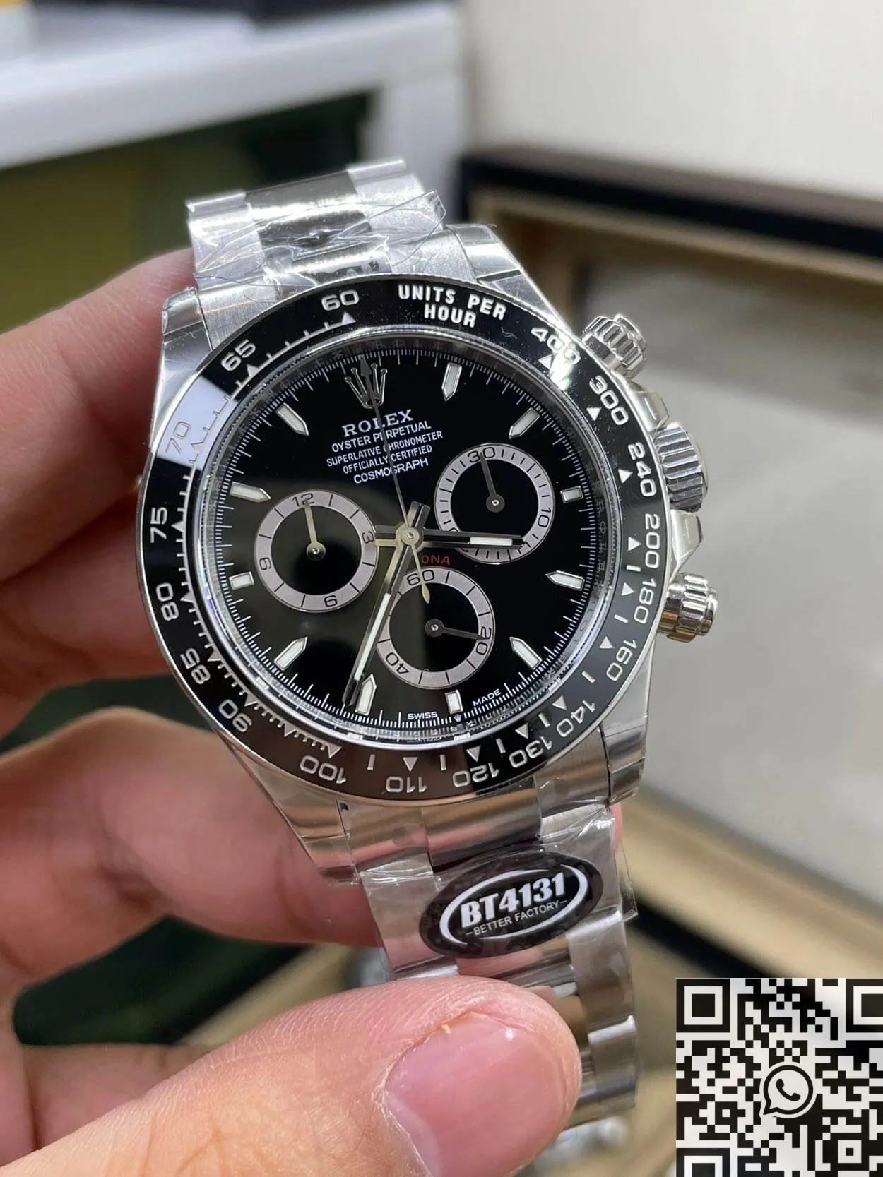 Rolex Cosmograph Daytona M126500LN-0002 Black Panda Dial BT Factory ModernLook 1918
