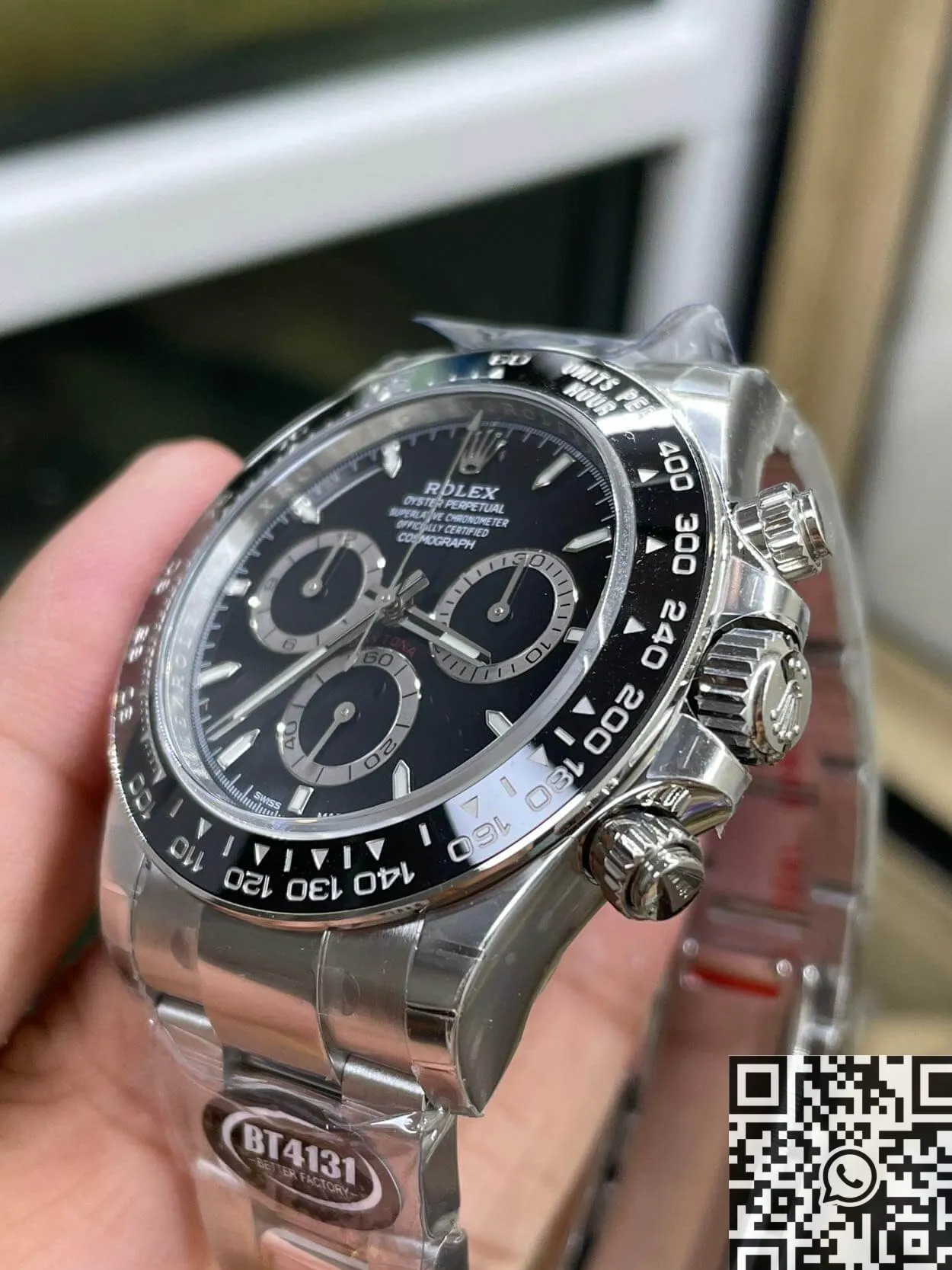 Rolex Cosmograph Daytona M126500LN-0002 Black Panda Dial BT Factory ModernLook 1918