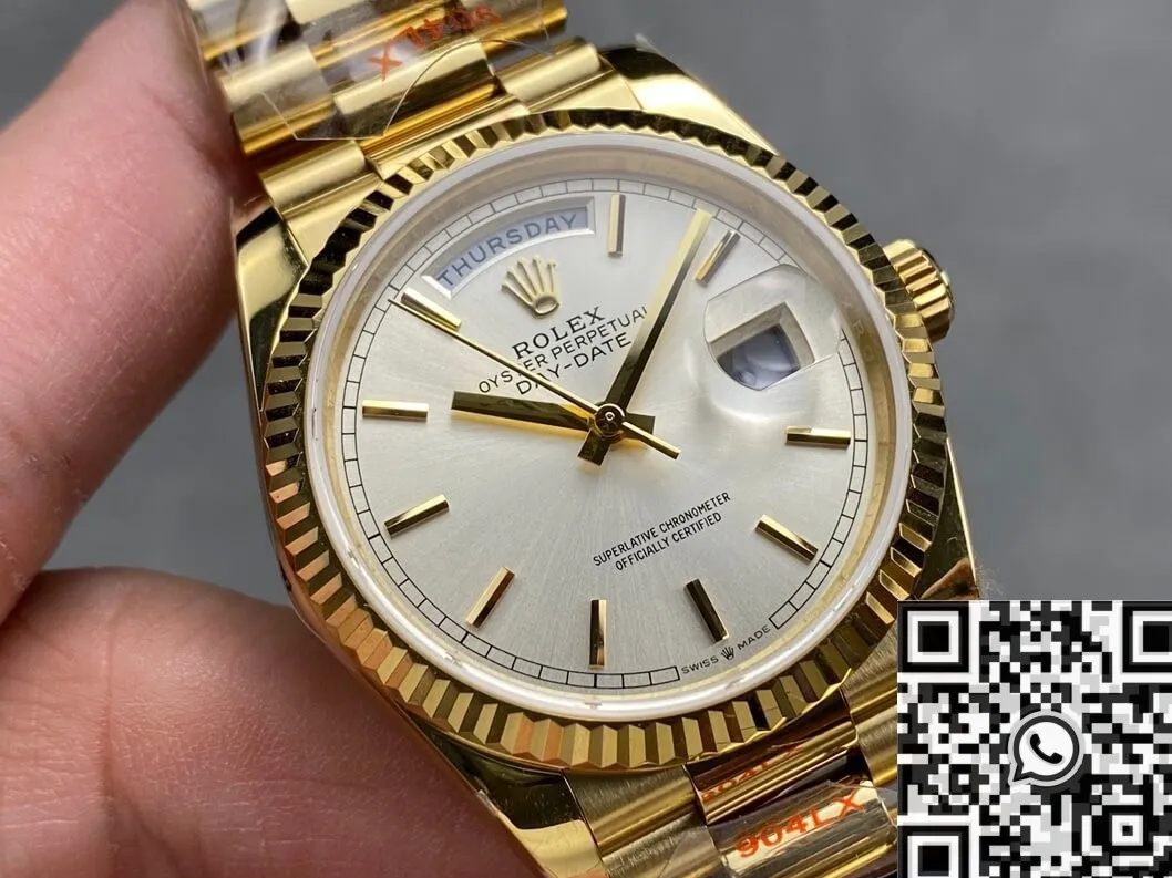 Rolex Date Day M128238 Size 36mm Gold Watch Q Factory AllSeason 2716