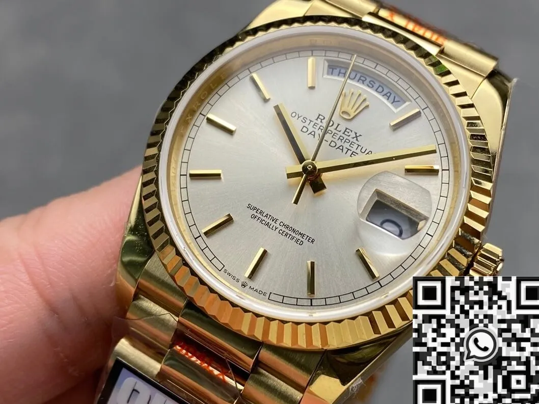 Rolex Date Day M128238 Size 36mm Gold Watch Q Factory AllSeason 2716