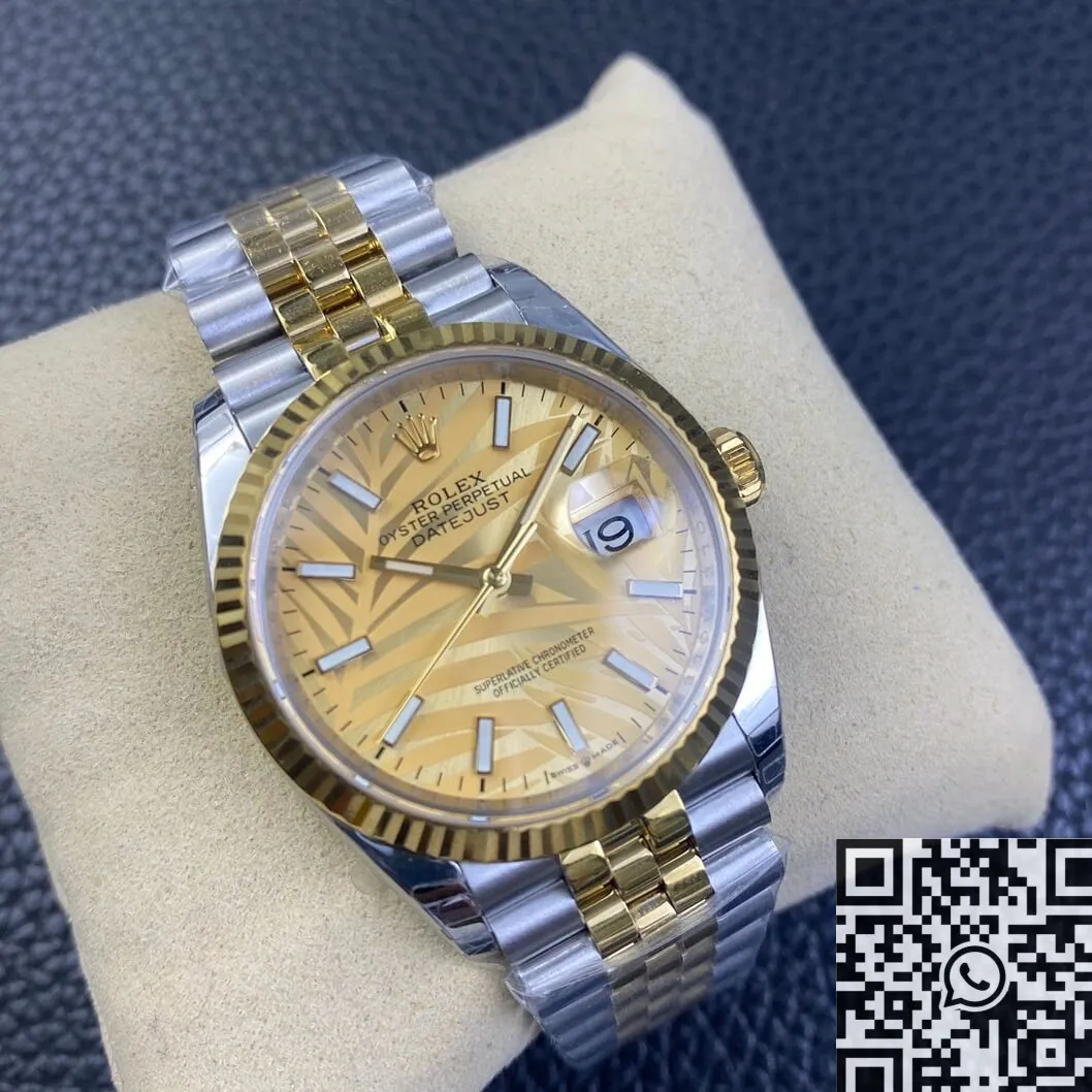 Rolex Datejust M126233-0037 Gold Watch Size 36mm EW Factory Refined 2746