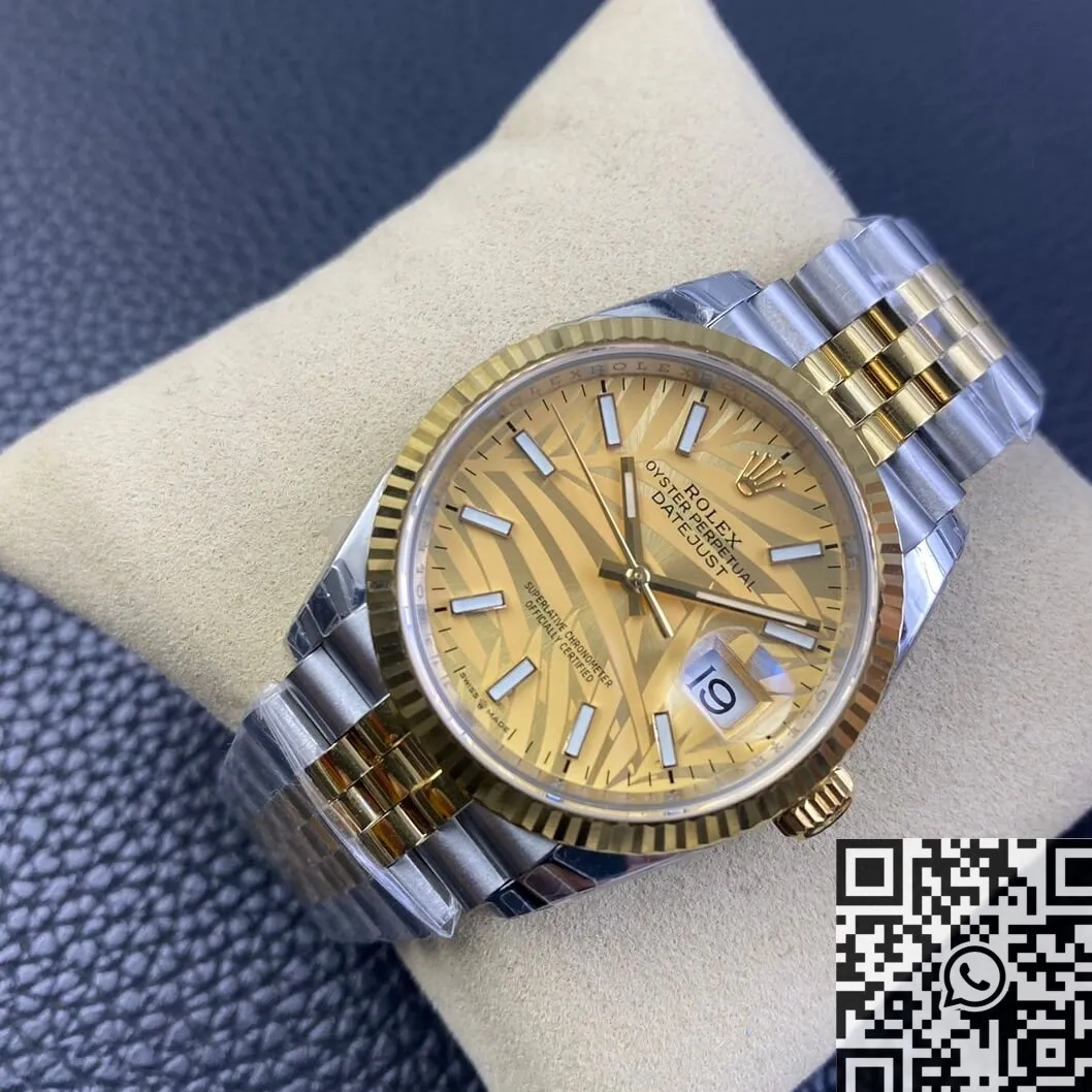 Rolex Datejust M126233-0037 Gold Watch Size 36mm EW Factory Refined 2746