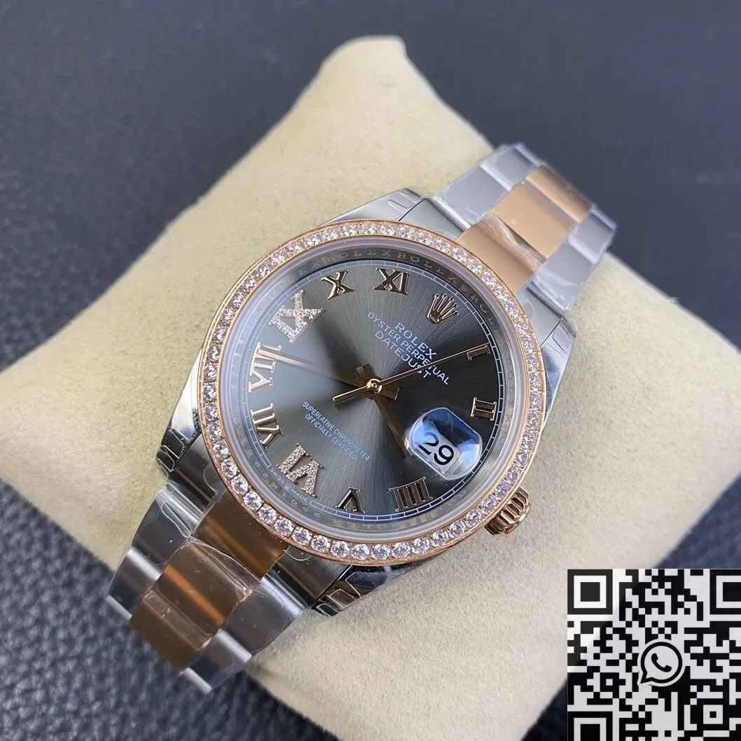 BestValue Rolex Datejust M126281RBR-0011 Rose Gold Watch Size 36mm EW Factory 2742