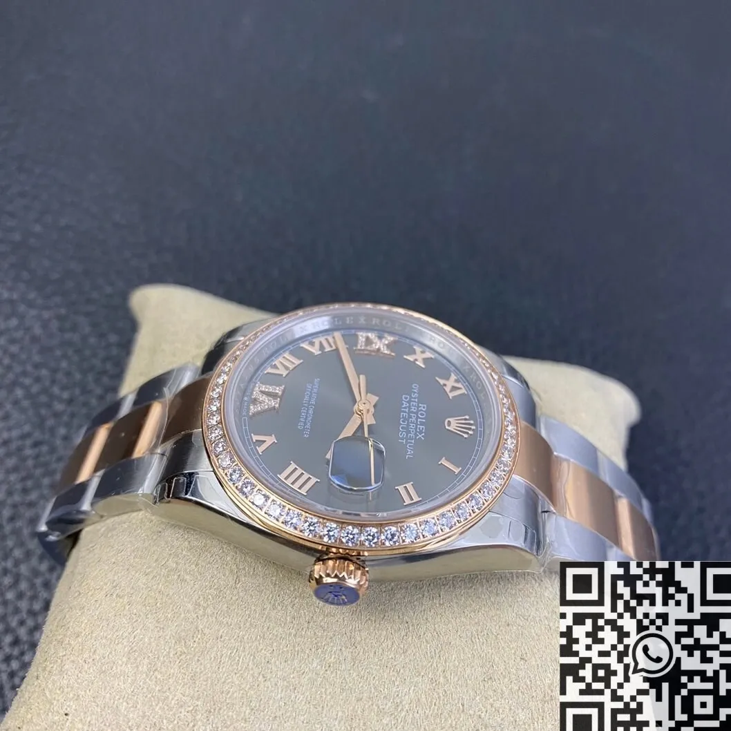 BestValue Rolex Datejust M126281RBR-0011 Rose Gold Watch Size 36mm EW Factory 2742