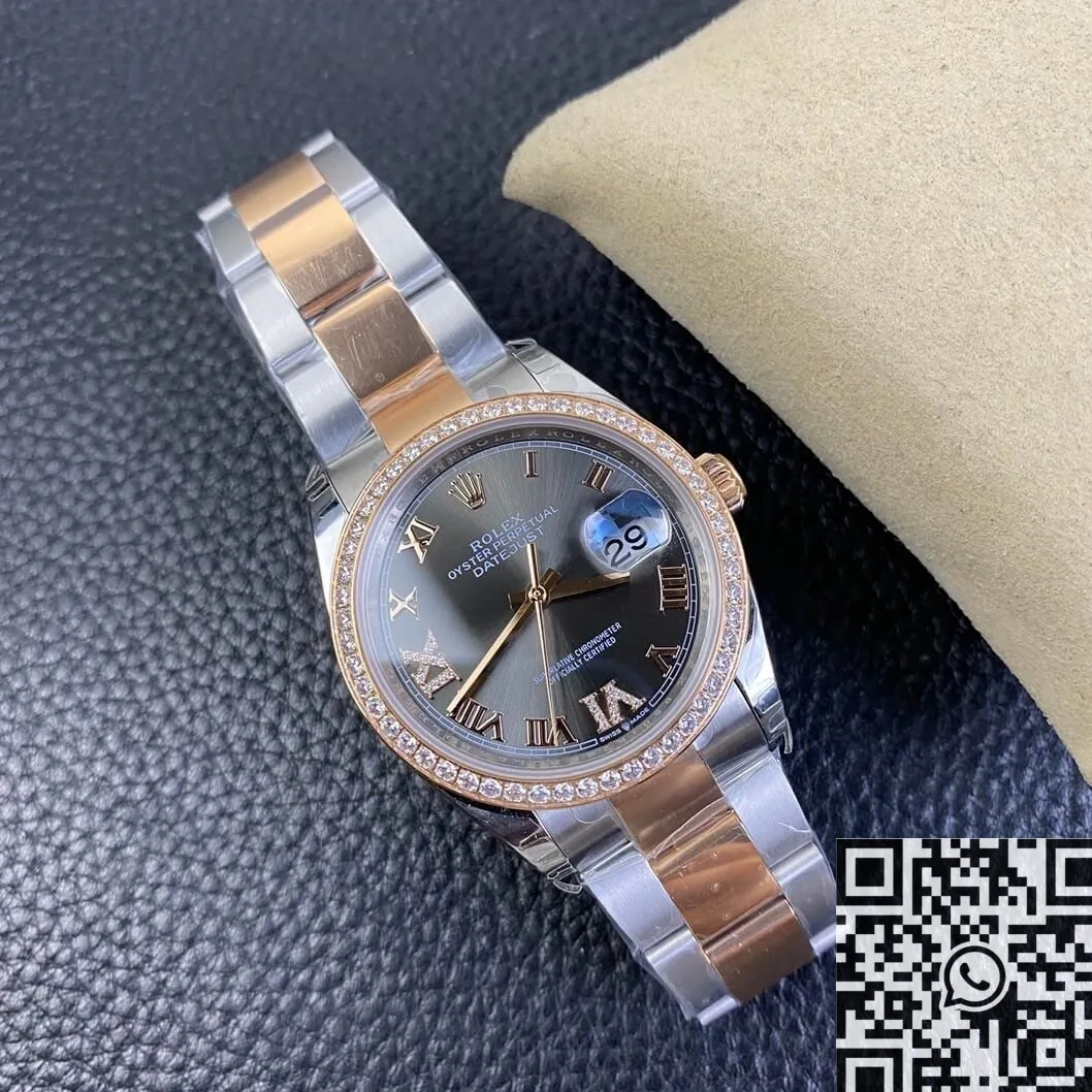 BestValue Rolex Datejust M126281RBR-0011 Rose Gold Watch Size 36mm EW Factory 2742