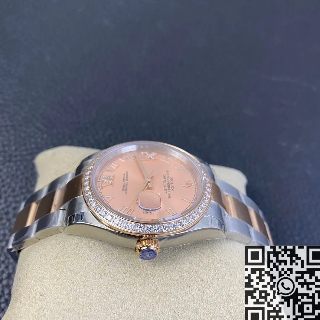 Rolex Datejust M126281RBR-0016 Rose Gold Watch Size 36mm EW Factory Chic 2738