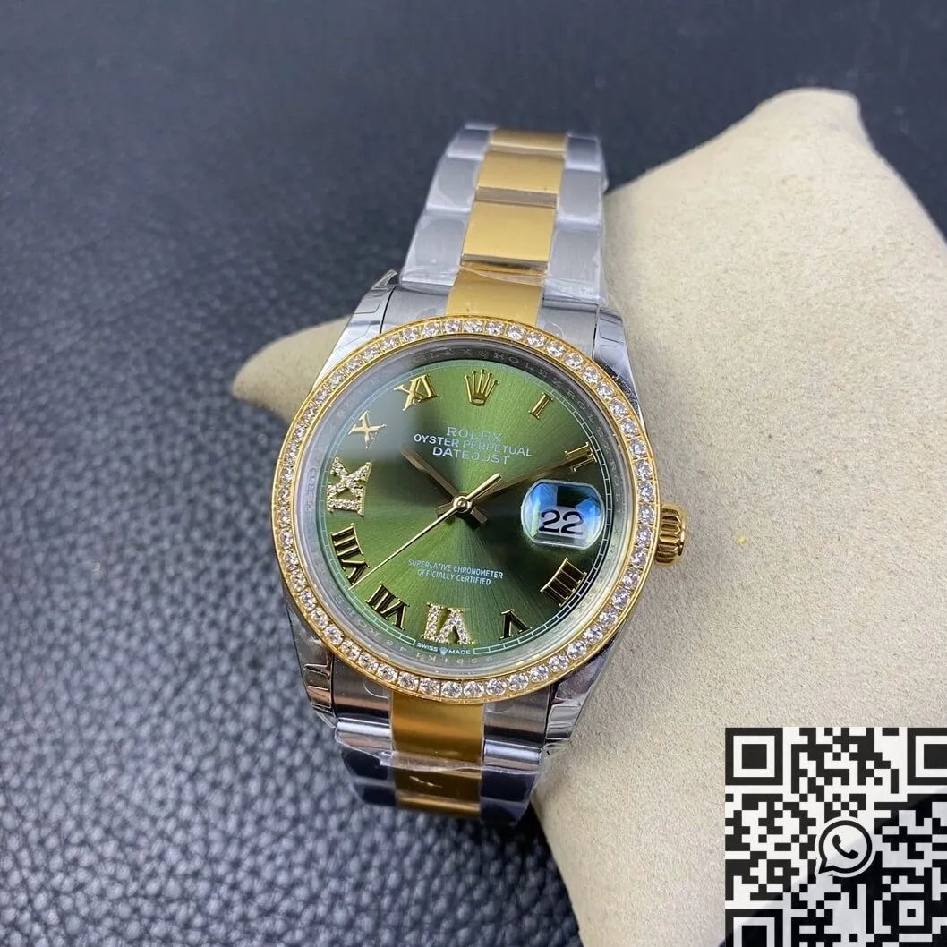 Casual Rolex Datejust M126283RBR-0012 Gold Watch Size 36mm EW Factory 2753
